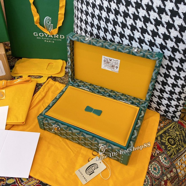 Goyard手錶首飾 高雅德GOYARD木盒款首飾盒珍寶盒 gdx1636